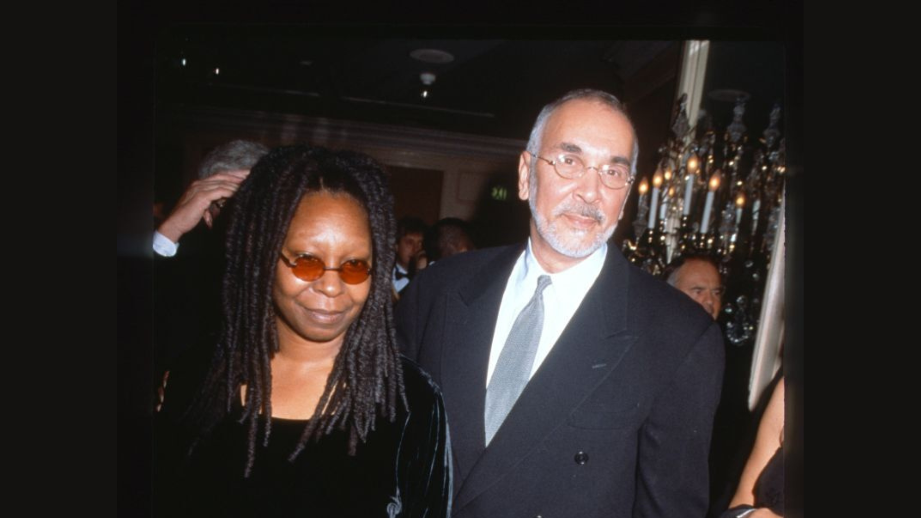 whoopi goldberg with former partner frank langella