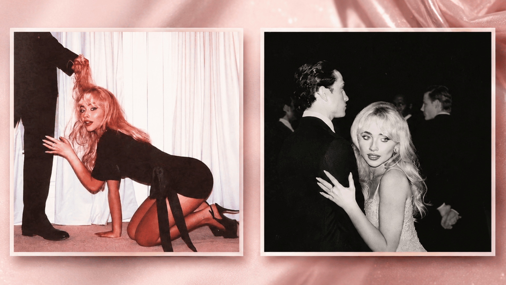 Sabrina Carpenter Man’s Best Friend original and alternate album covers comparison
