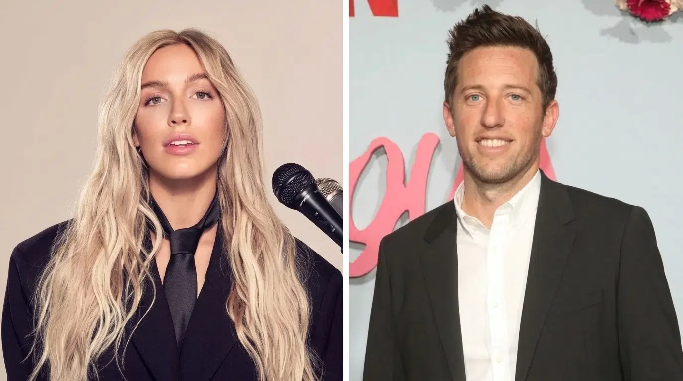 Matt Kaplan and Alex Cooper appear together as spouses and business partners