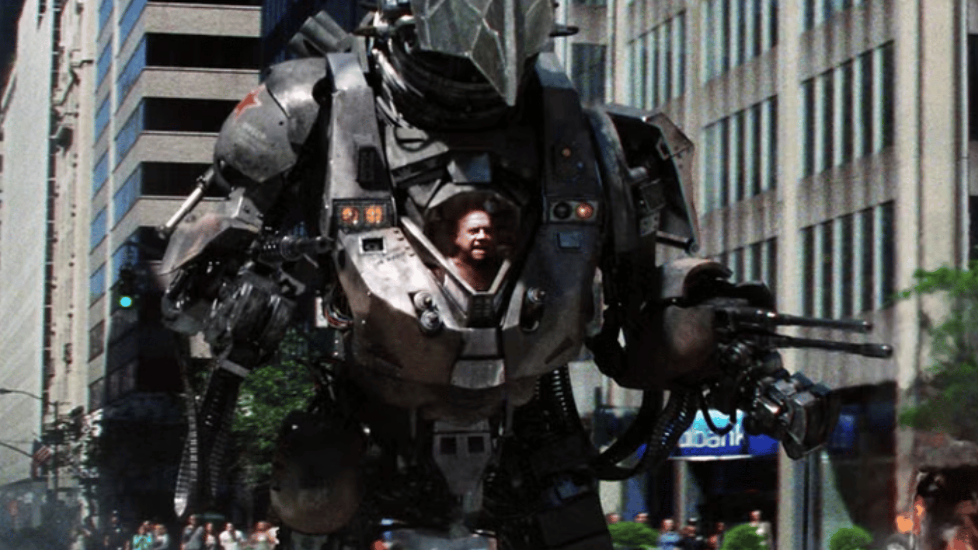 rhino villain in armored exosuit from the amazing spider-man 2