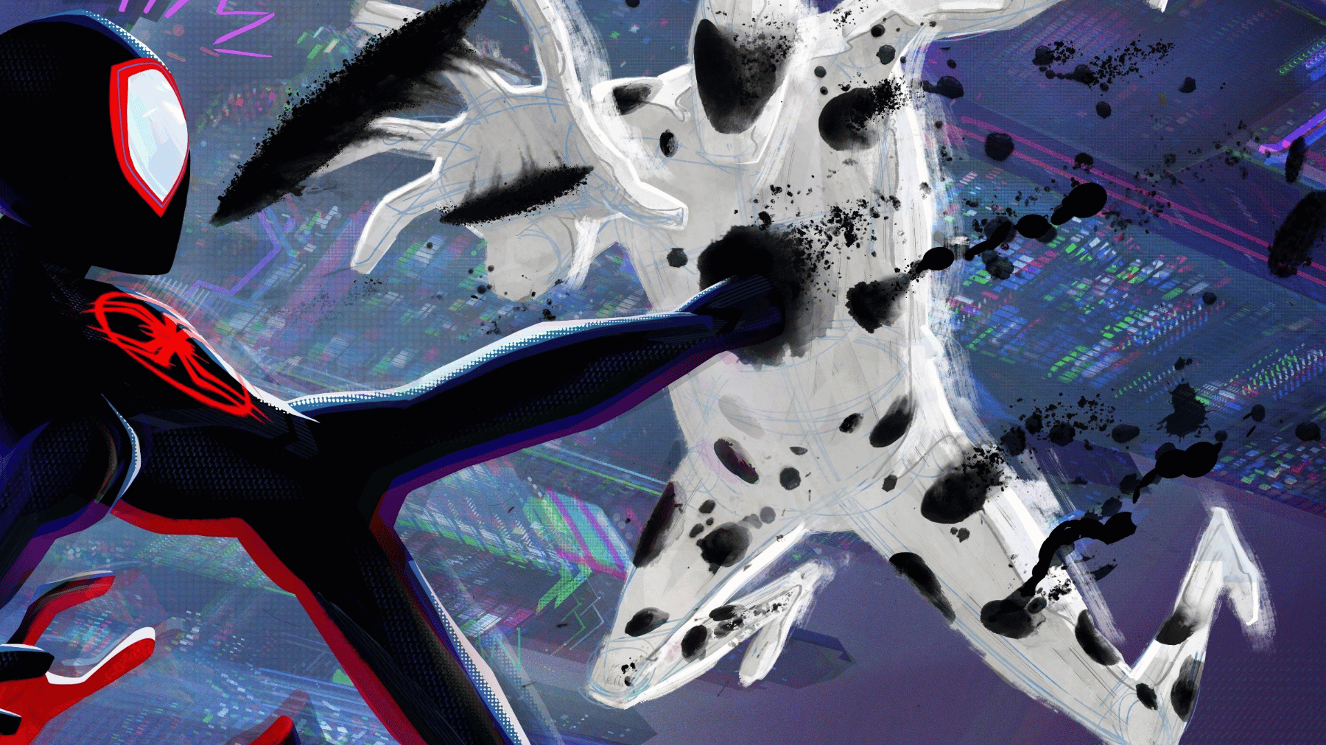 spot villain jonathan ohnn in spider man across the spider verse