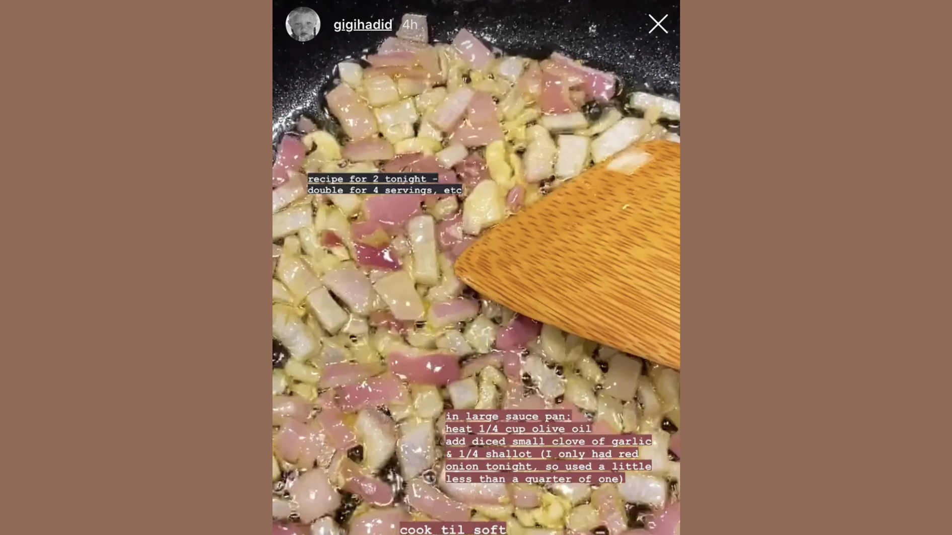 chopped onions and garlic cooking in olive oil