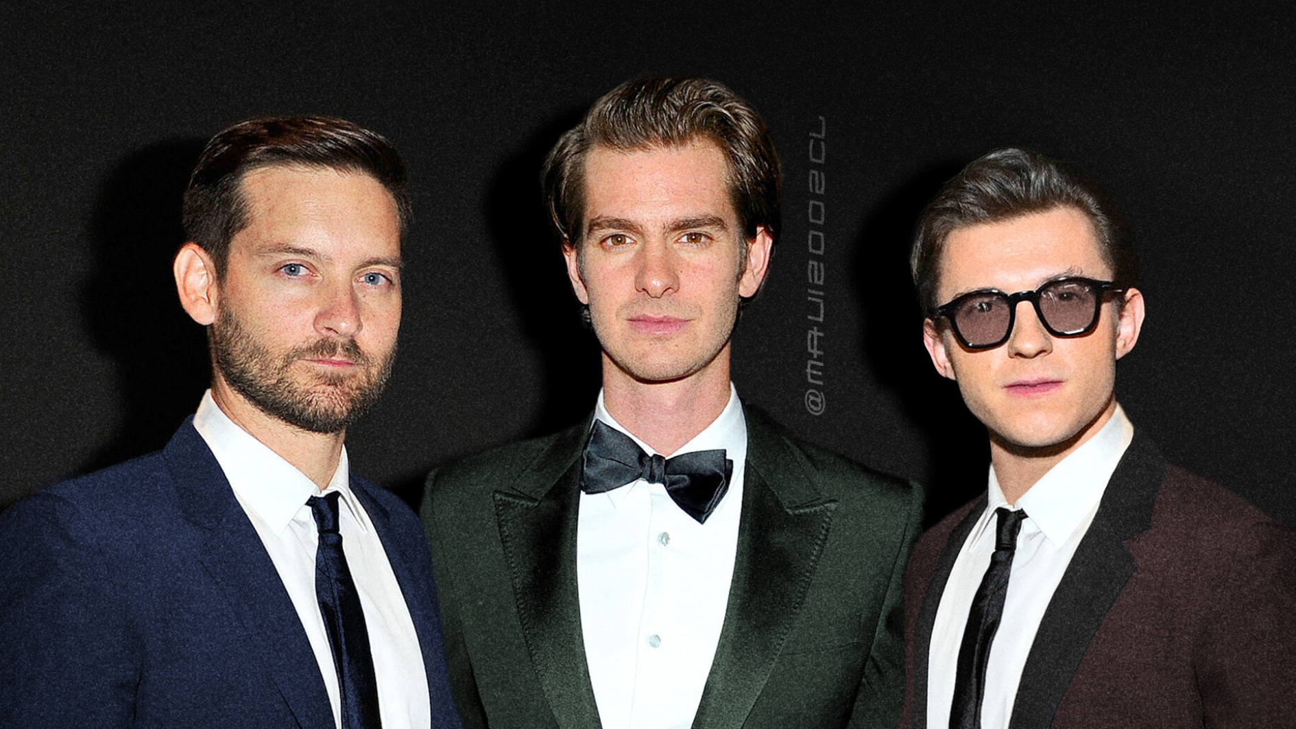 tobey maguire andrew garfield and tom holland together