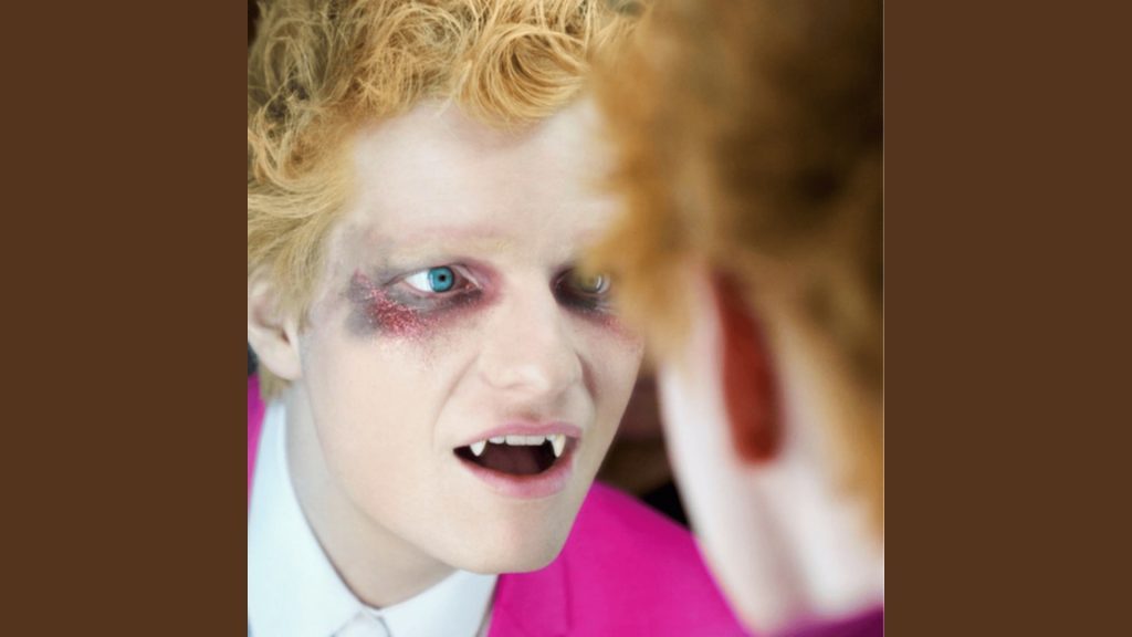 Ed Sheeran dressed as a vampire for his 2021 hit single "Bad Habits".