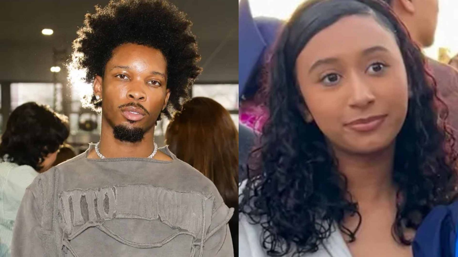 Split image showing D4vd and Celeste Rivas Hernandez connected to the widely reported murder case.
