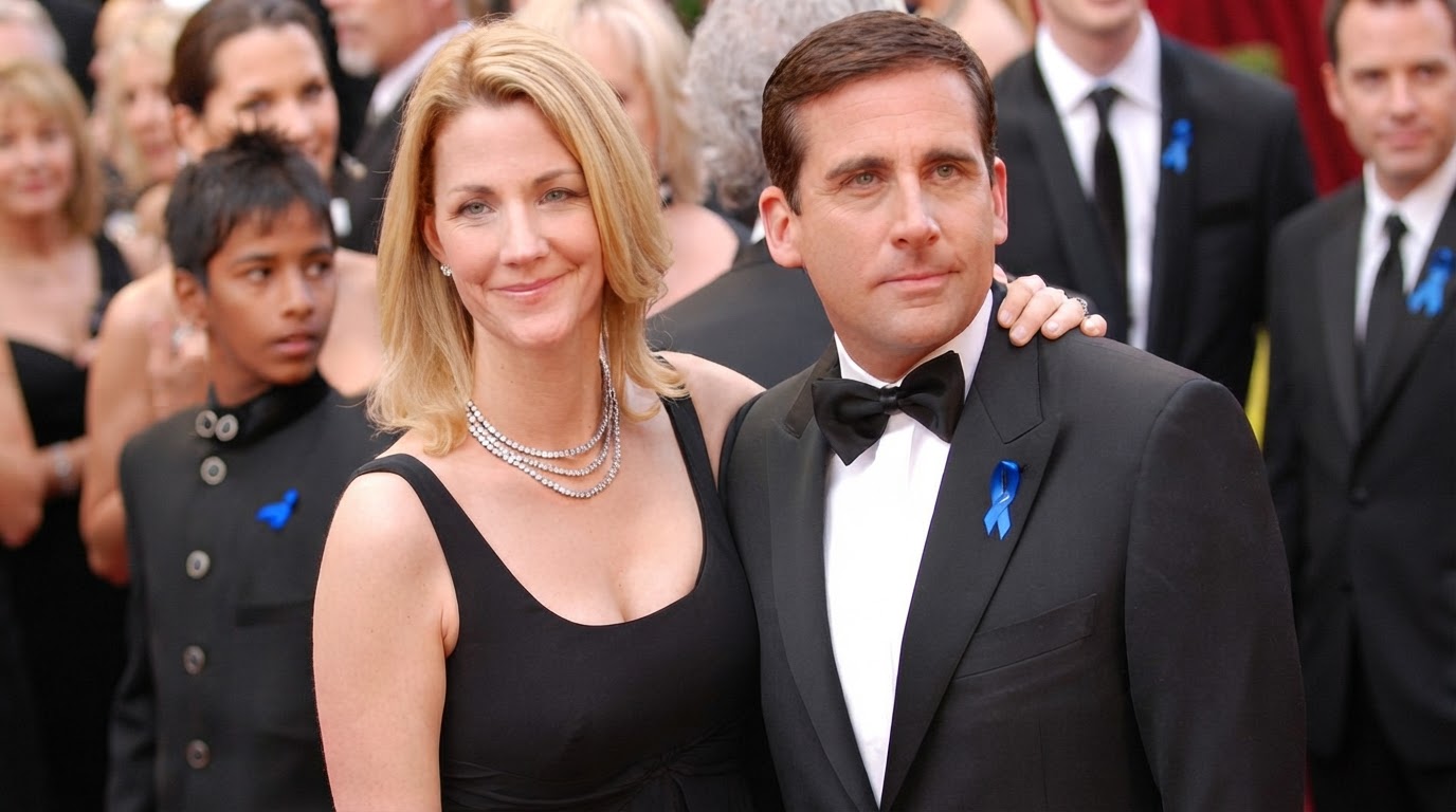 Steve Carell and Nancy Carell attending a public event together