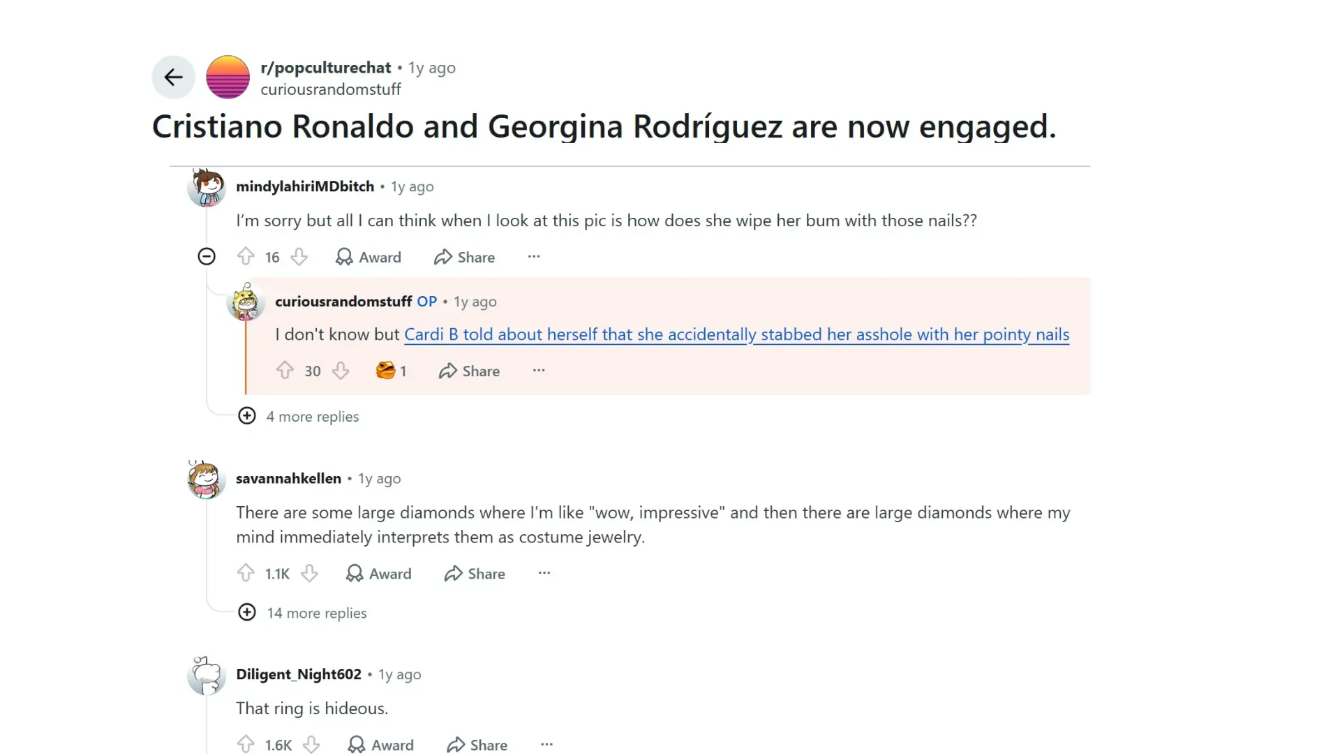 What Reddit Users Said About the Ring